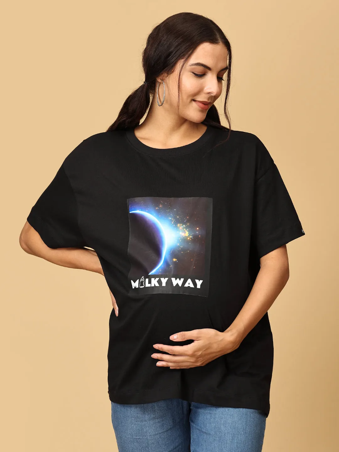 Milky Way Oversized Mumma T shirt