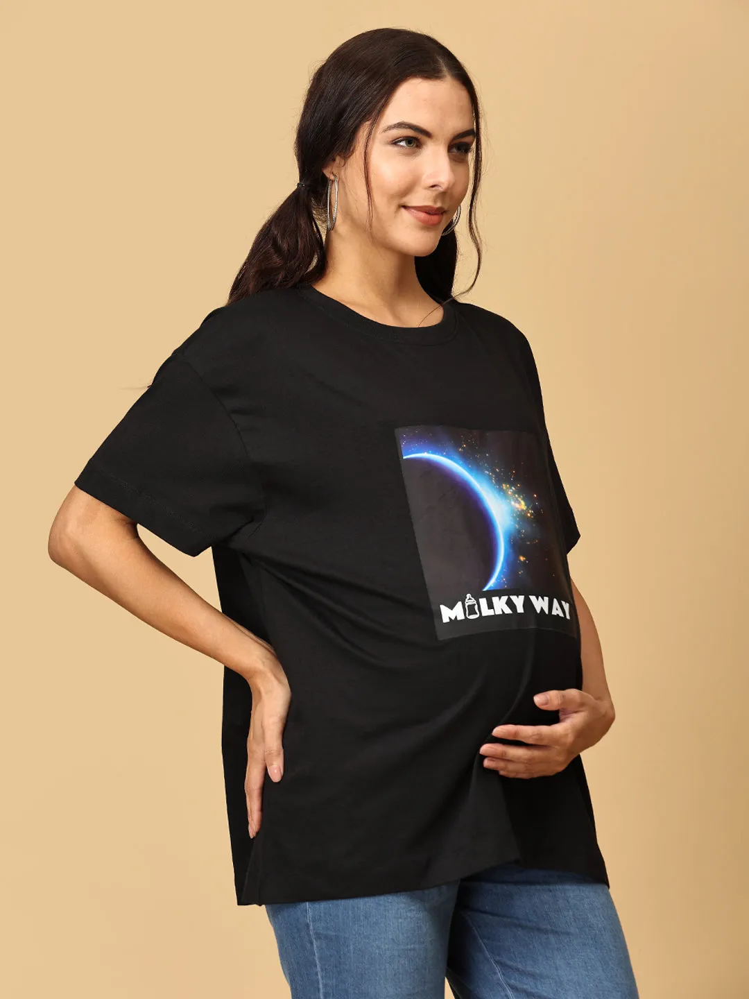 Milky Way Oversized Mumma T shirt