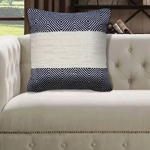 Multiplex 07352BLO Blue/Ivory Pillow