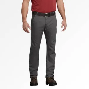 New - Dickies Men's Regular Fit Straight Duck Carpenter Pants - Slate 40x32