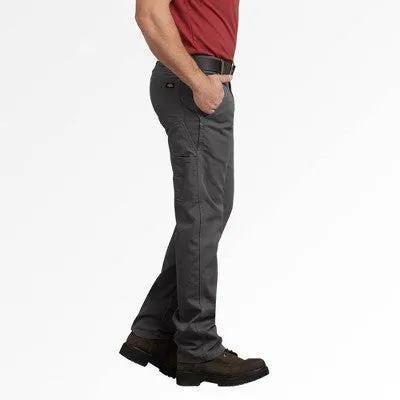 New - Dickies Men's Regular Fit Straight Duck Carpenter Pants - Slate 40x32