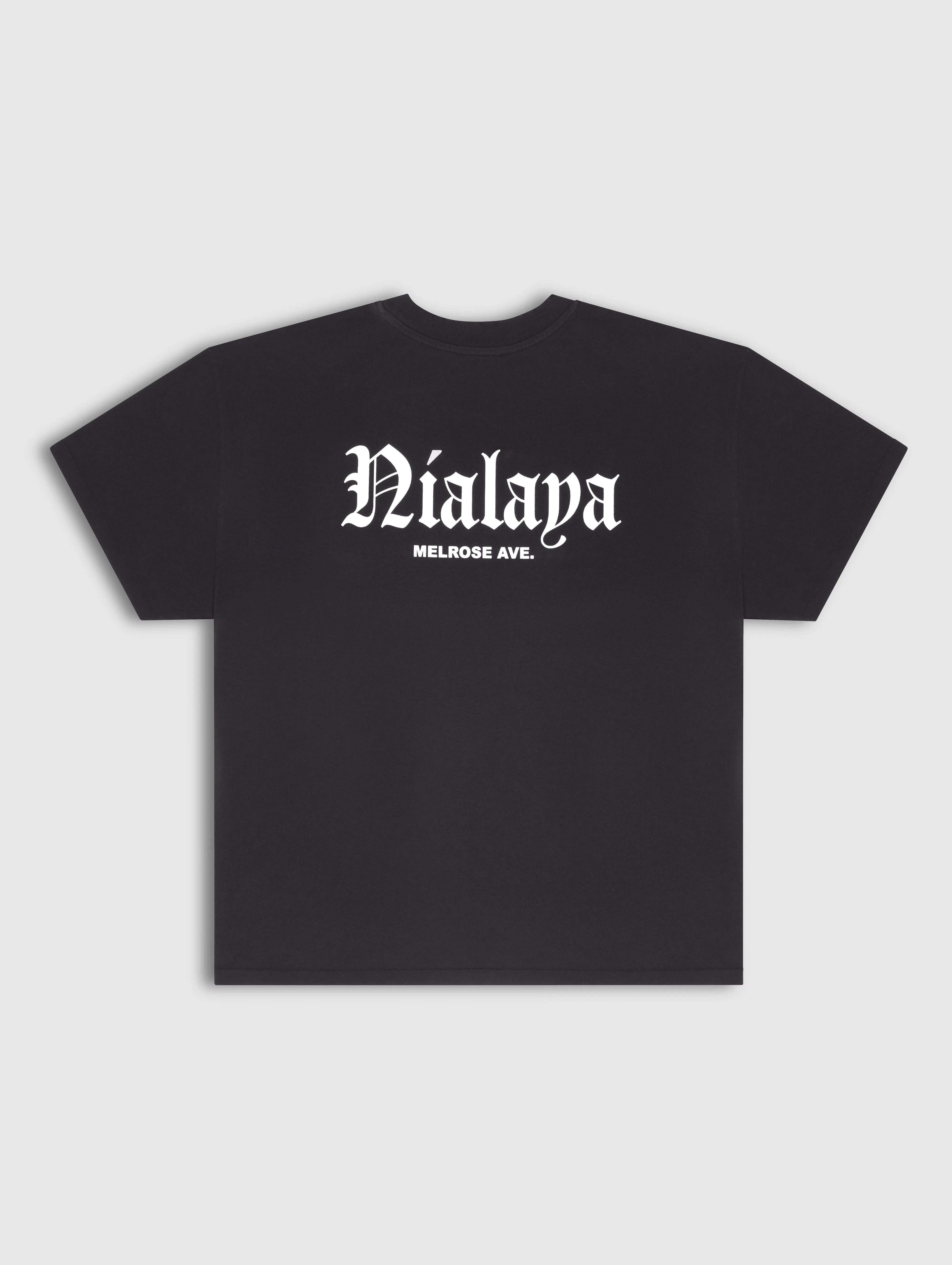 Nialaya LA Happy Bear Tee in Black