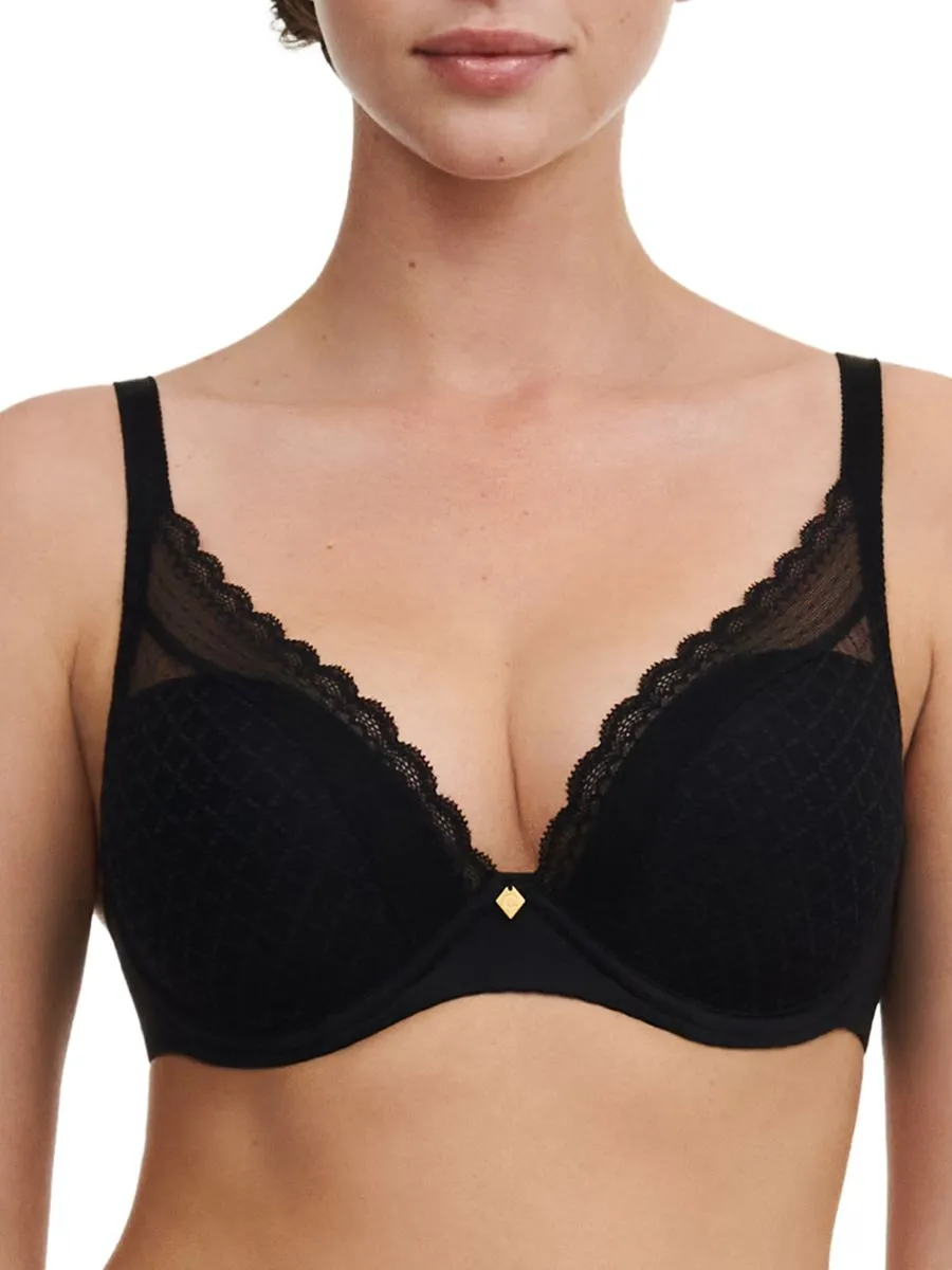 Norah Chic Plunge T-Shirt Bra - Black