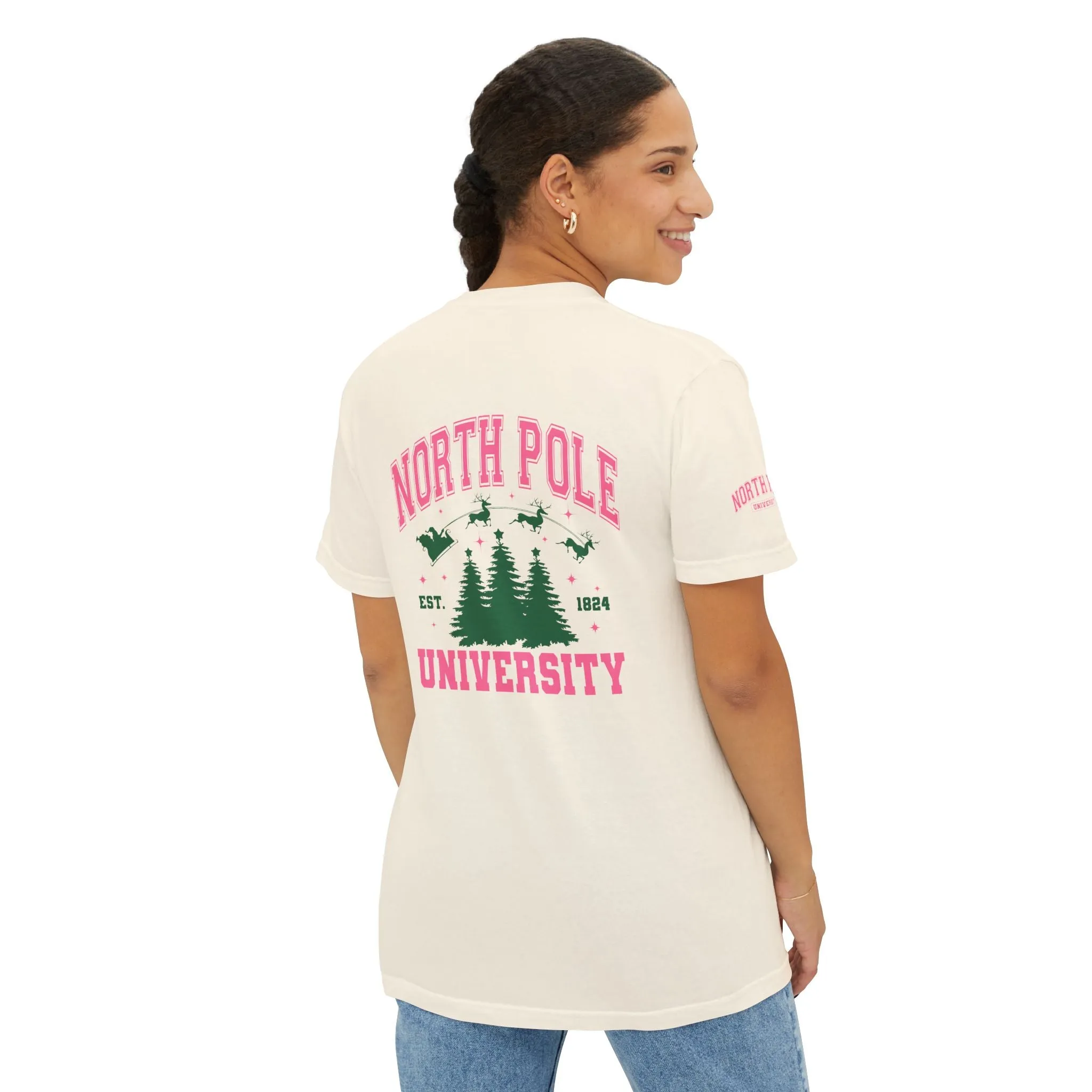 North Pole University Pocket T-Shirt