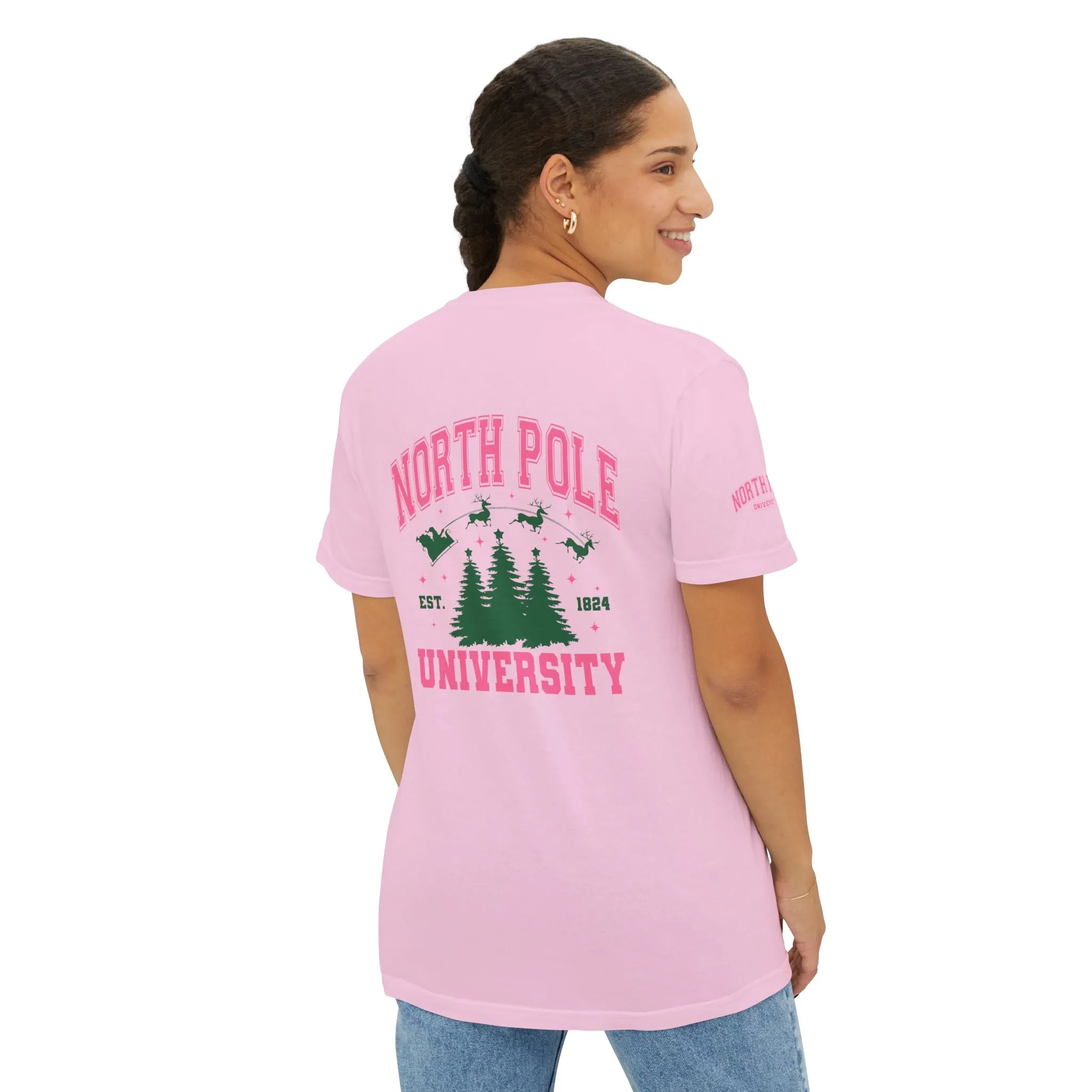 North Pole University Pocket T-Shirt