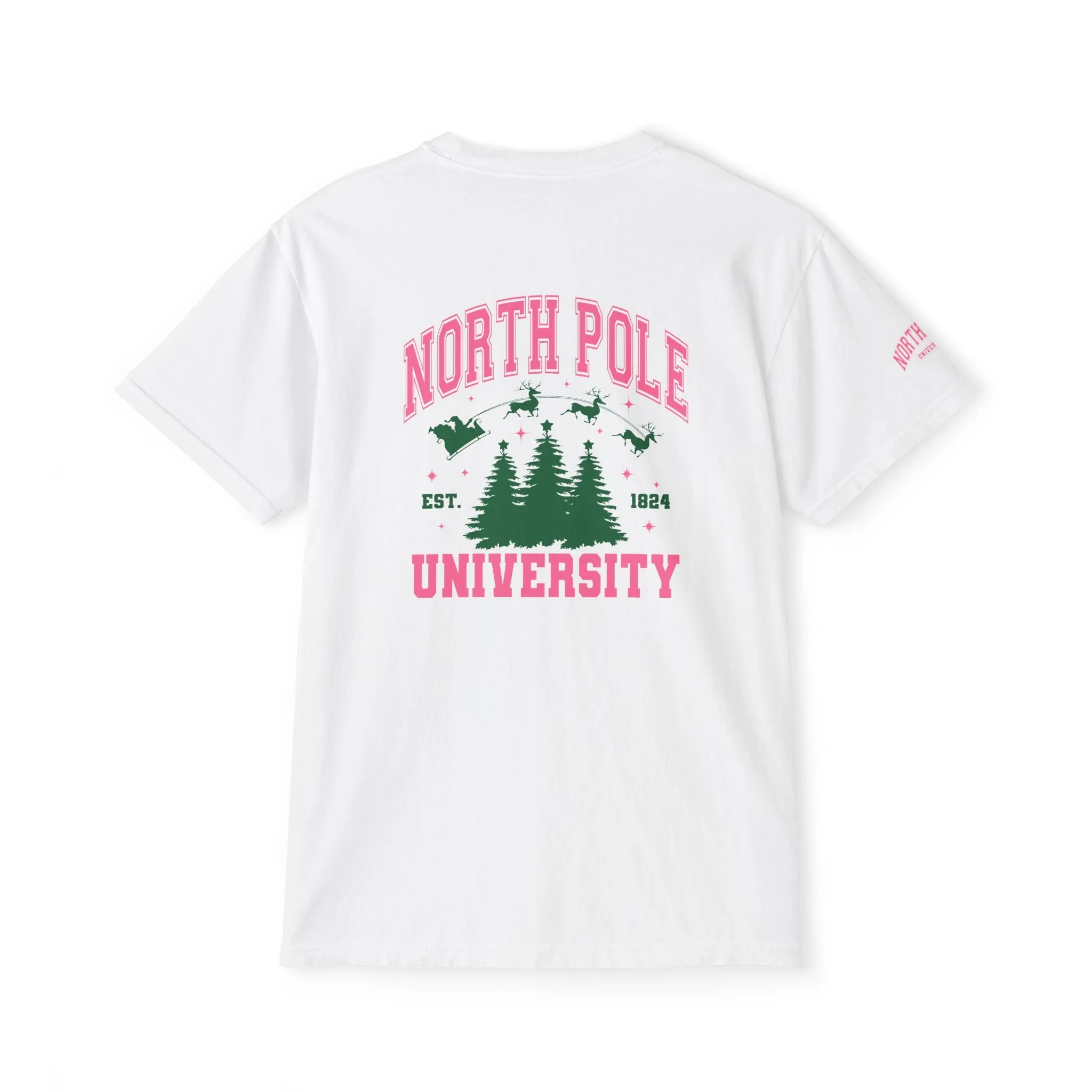 North Pole University Pocket T-Shirt