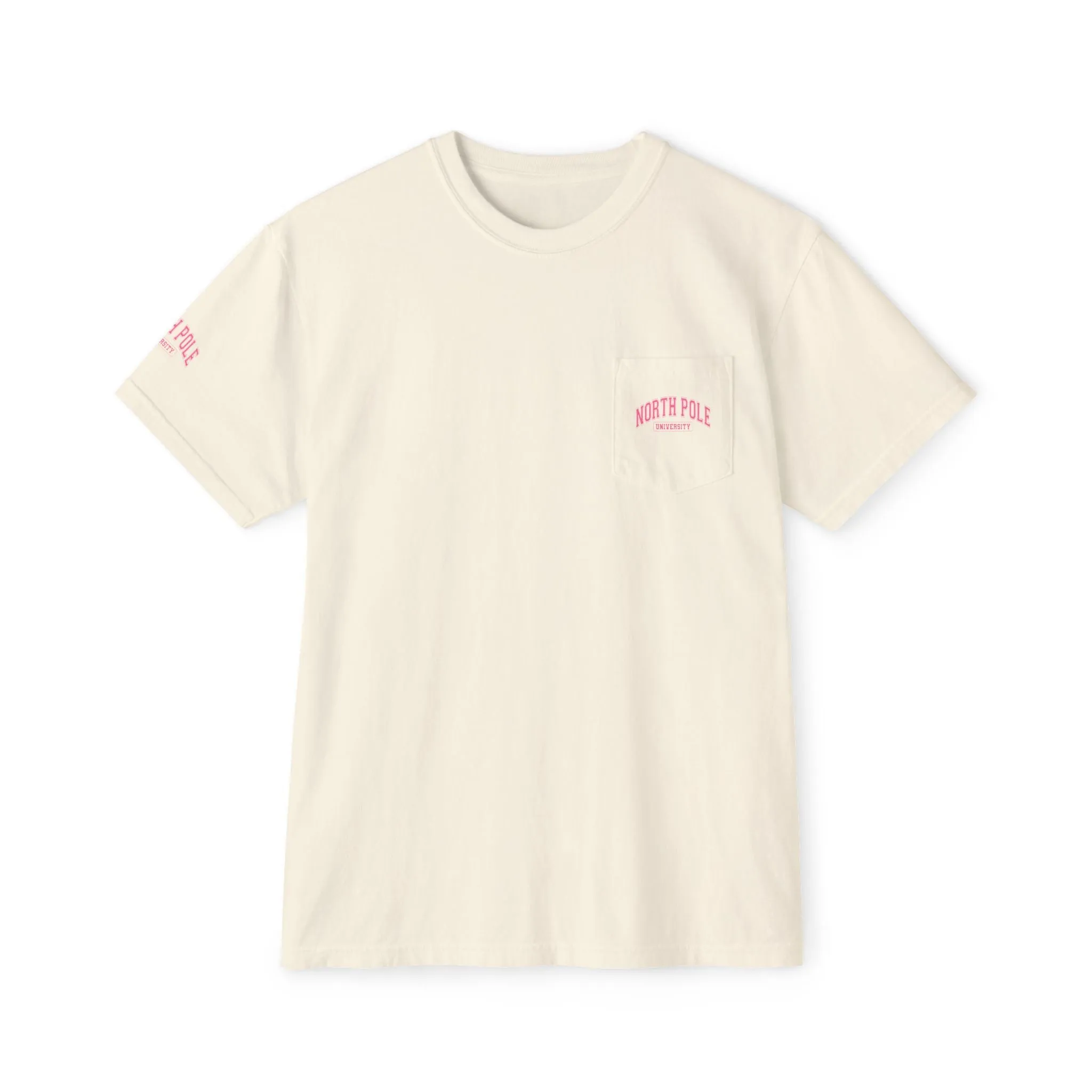 North Pole University Pocket T-Shirt