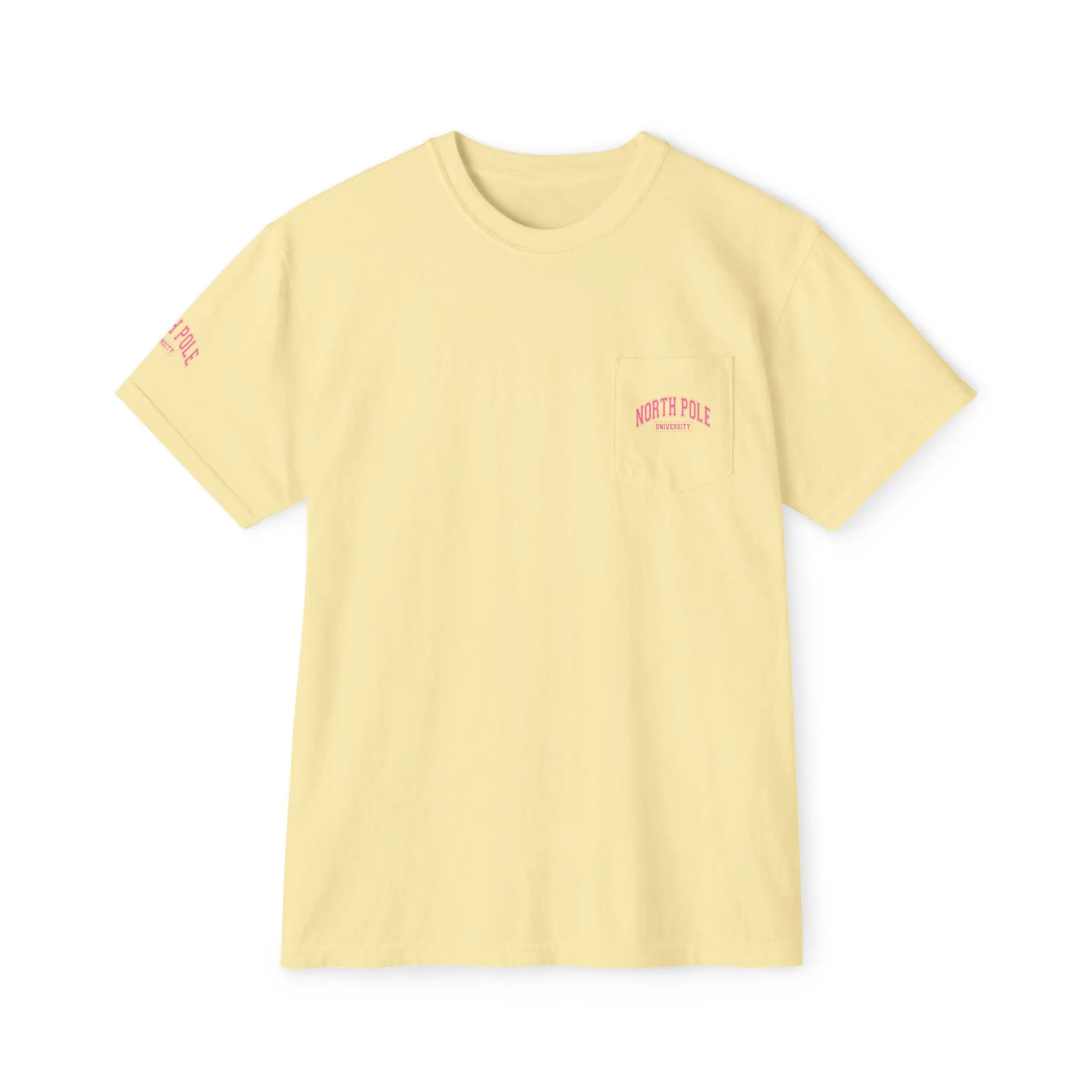 North Pole University Pocket T-Shirt