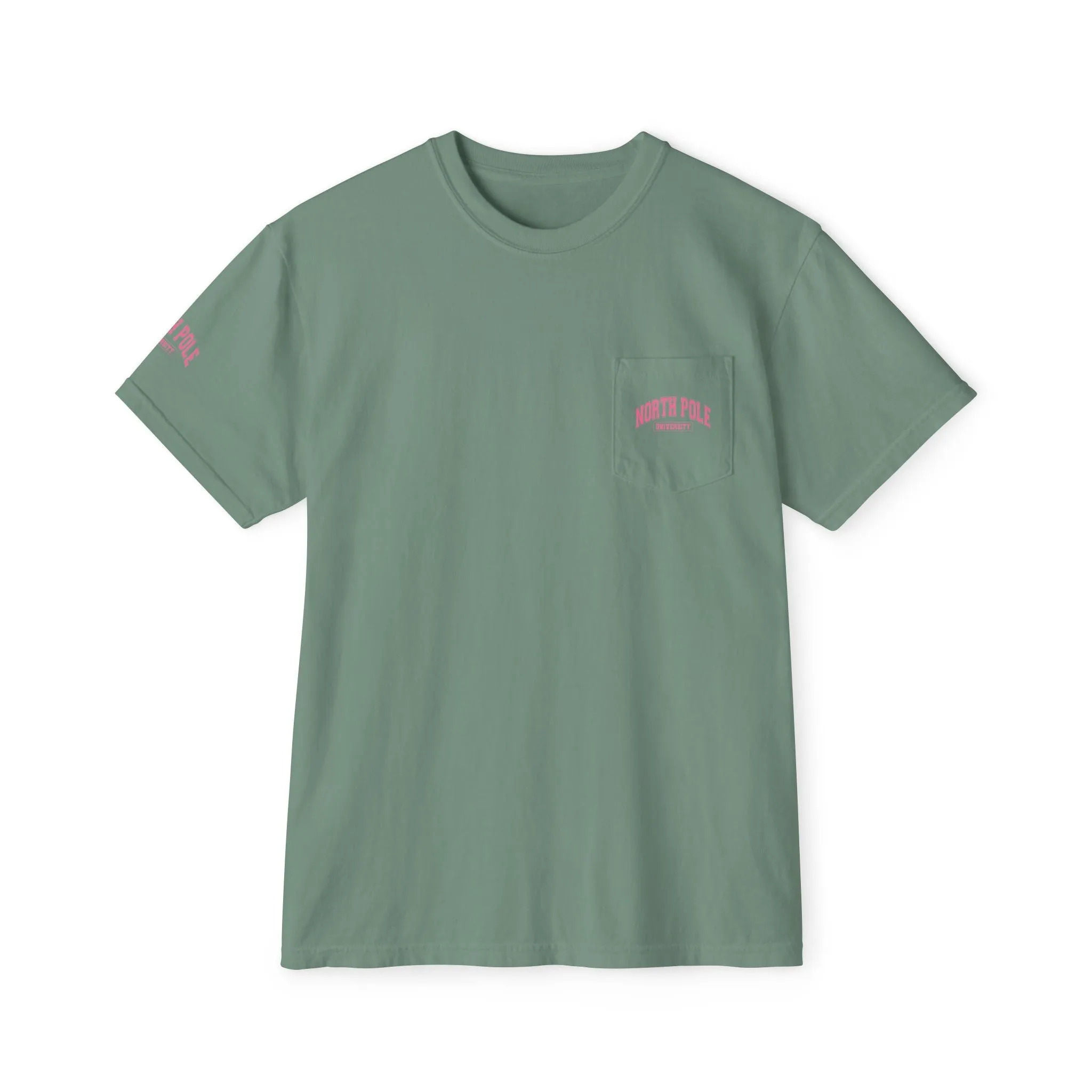 North Pole University Pocket T-Shirt