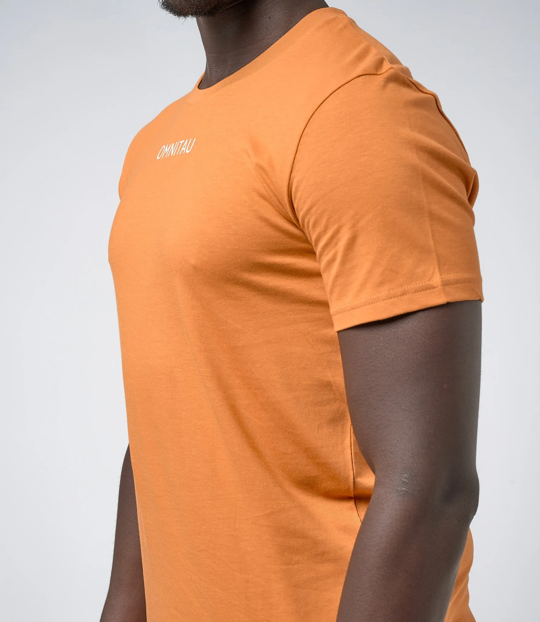 Omnitau Men's Pimlico Organic Cotton Crew Neck T-Shirt - Orange