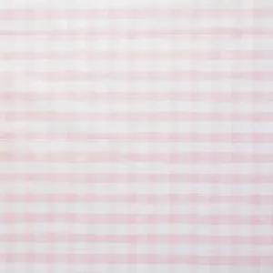 Pink Gingham Paper Tablecloth