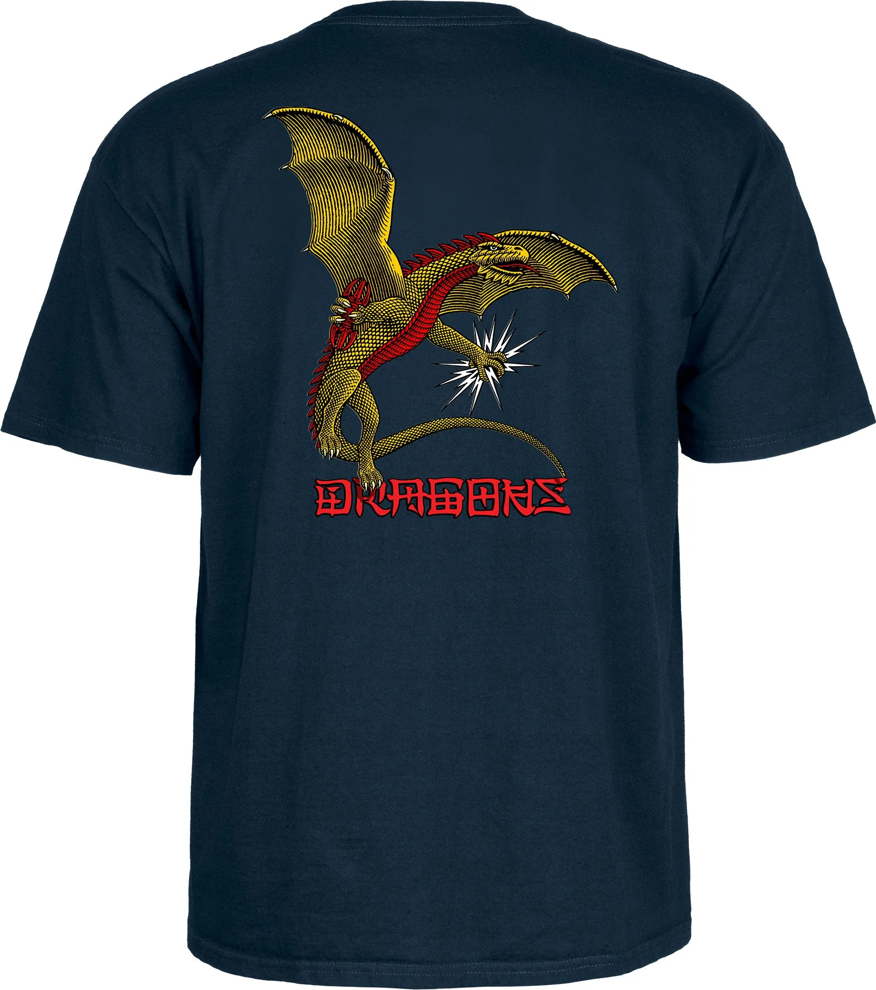 Powell Peralta Dragons Logo T-Shirt - Navy