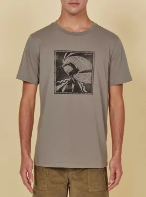 REGULAR T-SHIRT WITH FRONT PRINT