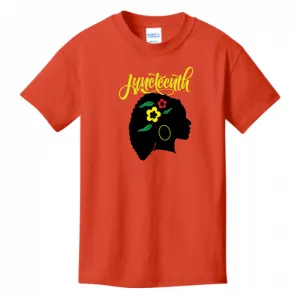 Silhouette of Life Kid's Juneteenth T-shirt - Ships from The US