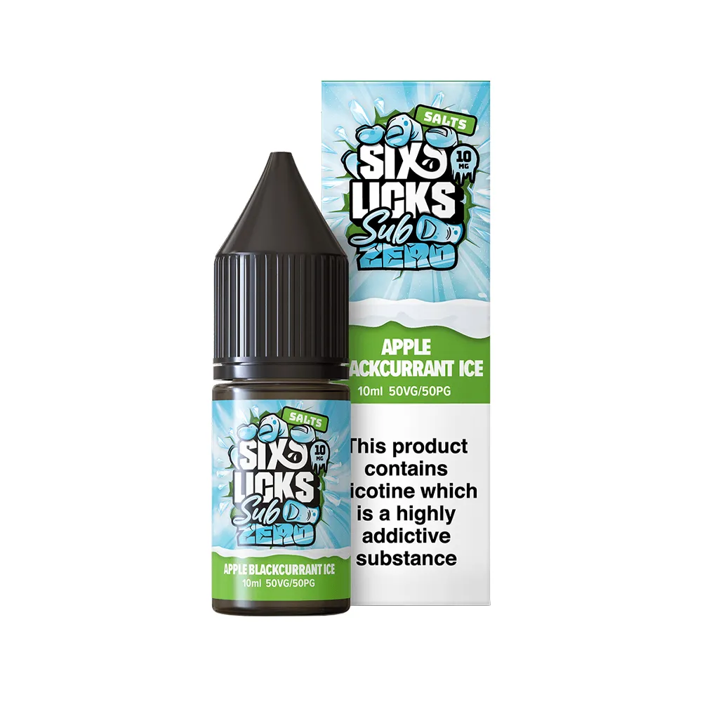 Six Licks Sub Zero 10ml Salt