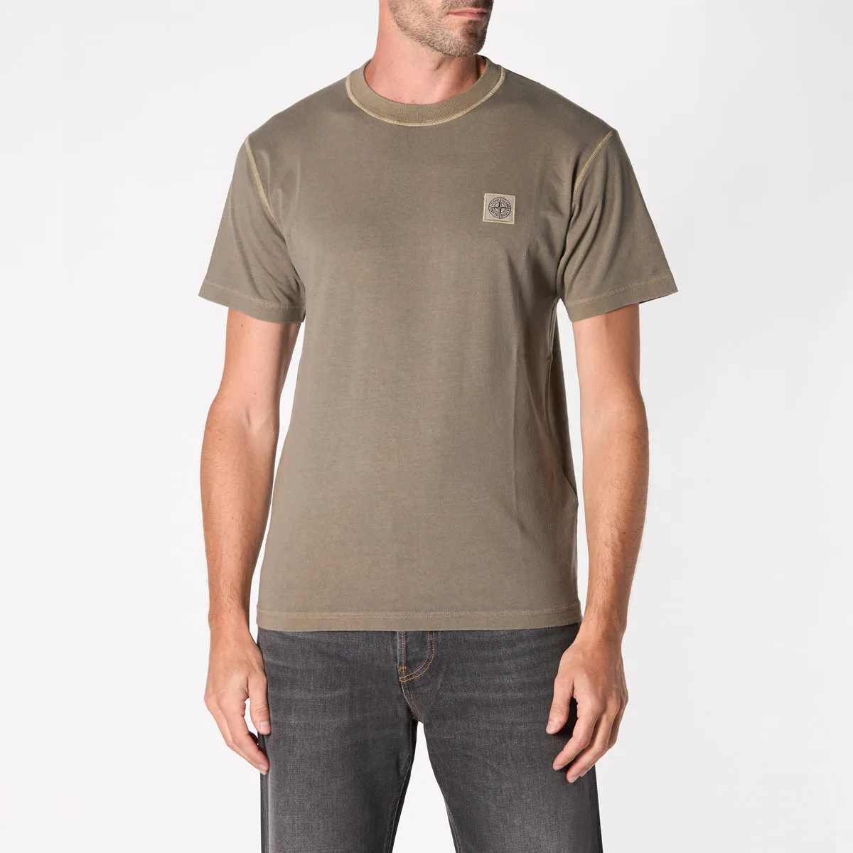 STONE ISLAND T-SHIRT 811523757 V0175 BROWN