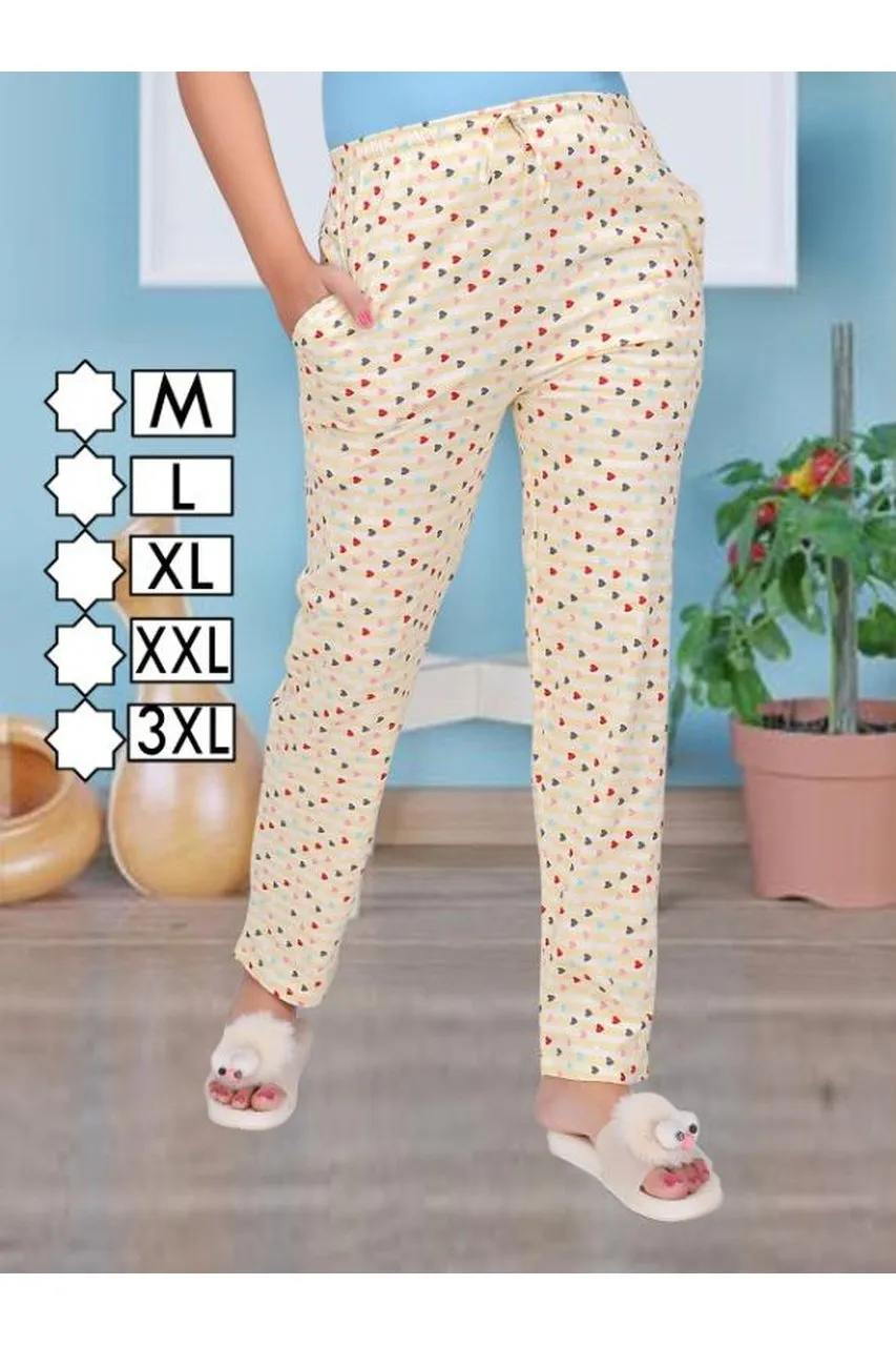 Stylish Printed Women's Cotton Pyjamas