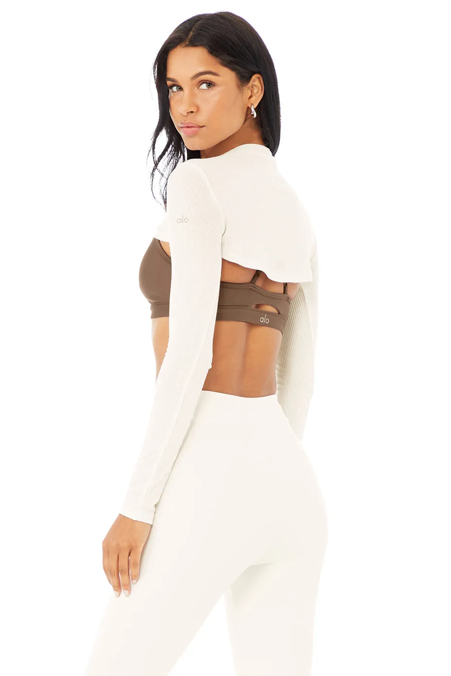 Thrill Seeker Shrug - Ivory