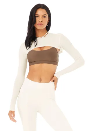 Thrill Seeker Shrug - Ivory