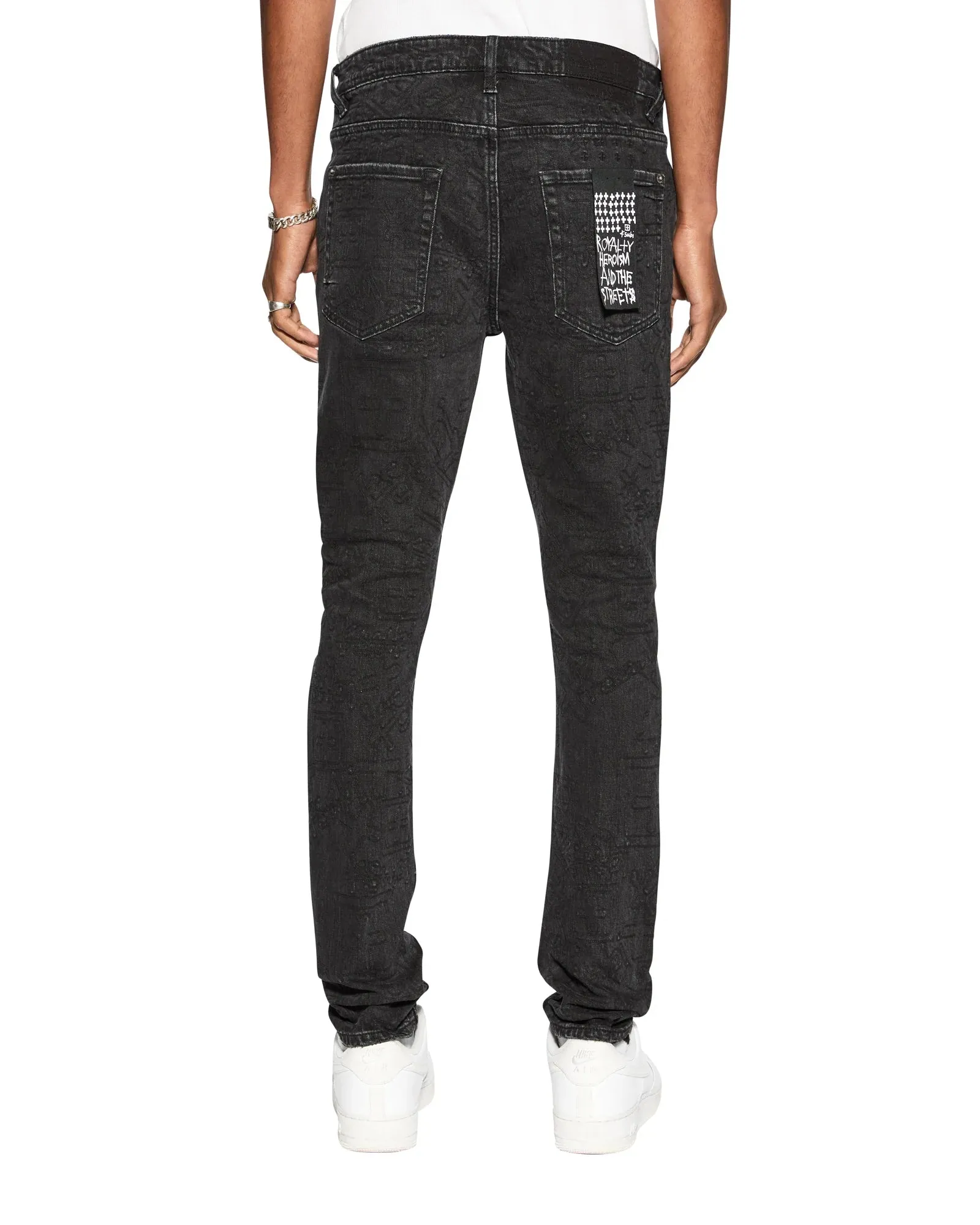 Van Winkle Stencil Jeans (Black) - MFA24DJ015001