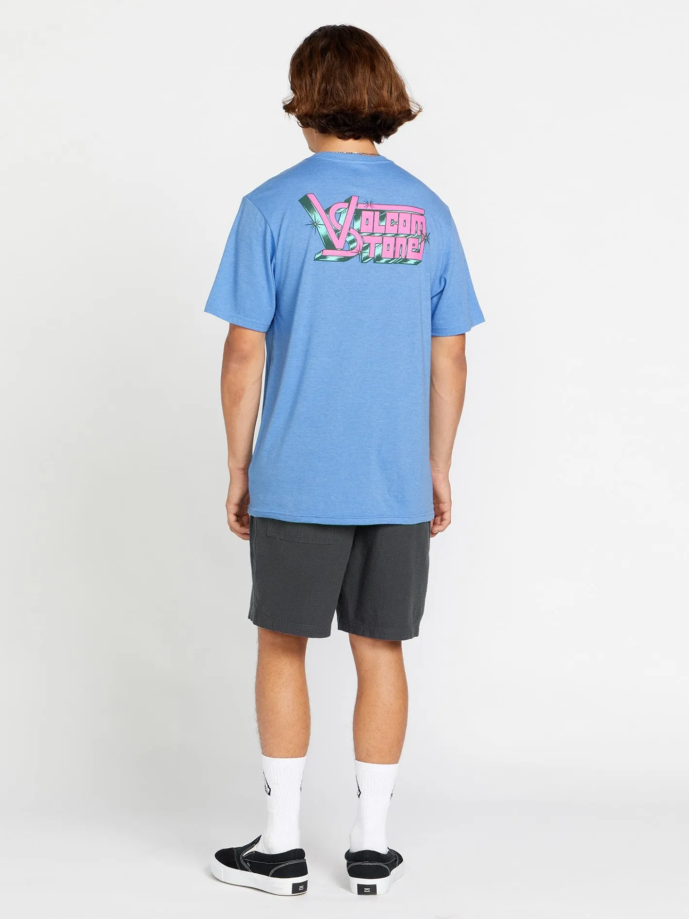 Whoops Short Sleeve Tee - Blue Bird Heather