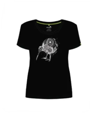 Womens T Shirt Silver Kiwi